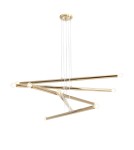 Pendant tube lamps - ALDEX PENDING LAMP TUBO 10 GOLD, 10 x max 40W (1072M30) - product 1