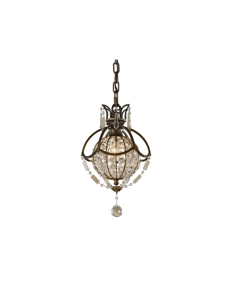 Chandeliers - Feiss BELLINI 1x60W E14 FE/BELLINI/P Chandelier. - product kolory-swiatla.pl 1