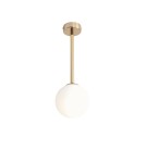 Pendant lamps spheres - ALDEX PLAFON PINNE SHORT GOLD, 1 x max 40W (1080PL_G30_S) - product 1