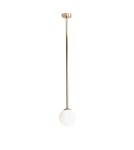 Pendant lamps spheres - ALDEX PLAFON PINNE LONG GOLD, 1 x max 40W (1080PL_G30_L) - product 1