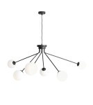 Pendant lamps spheres - ALDEX HOLM 6 pendant lamp black, 6 x max 40W (1082K1) - product 1