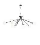 Pendant lamps spheres - ALDEX HOLM 10 pendant lamp black, 10 x max 40W (1082M1) - product 1