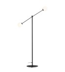 Floor lamps - ALDEX STANDING LAMP OHIO BLACK, 2 x max 40W (1081A1) - product 1