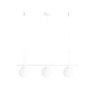 Pendant lamps spheres - ALDEX HANGING LAMP BERYL GLASS 3 WHITE, 3 x max 40W (1006E) - product 1