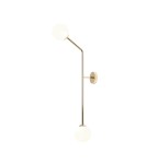 Wall lamps - ALDEX PURE GOLDEN VERTICAL SHINKIT, 2 x 40W (1064D30_2) - product 1
