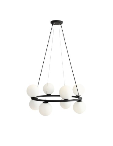ALDEX HANGING LAMP KRONE 8 BLACK, 8 x max 40W (1085P1)