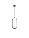 ALDEX PENDING LAMP RIVA BLACK, 1 x max 40W (1086G1)