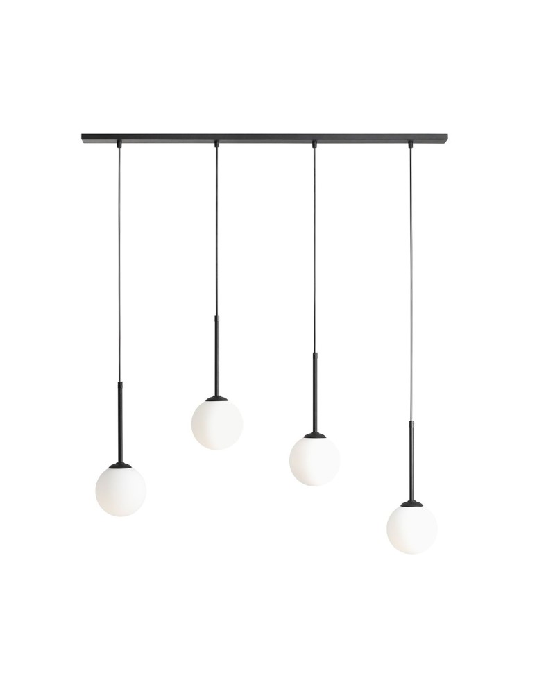 Pendant lamps spheres - ALDEX HANGING LAMP BOSSO 4 BLACK, 4 x max 40W (1087L1) - product kolory-swiatla.pl 1