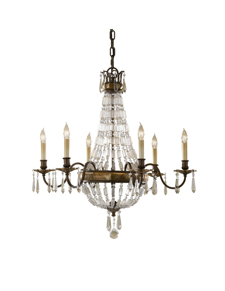 Chandelier chandeliers - Feiss BELLINI 6x60W E14 FE/BELLINI6 Chandelier. - product kolory-swiatla.pl 1