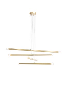 ALDEX HANGING LAMP TUBO 8 brass, 8 x max 40W (1072P40)