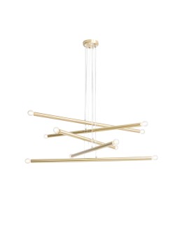ALDEX HANGING LAMP TUBO 10 brass, 10 x max 40W (1072M40)