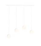 Pendant lamps spheres - ALDEX HANGING LAMP BOSSO 4 WHITE, 4 x max 40W (1087L) - product 1