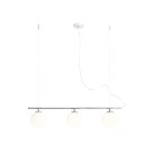 Pendant lamps spheres - ALDEX HANGING LAMP BERYL GLASS 3 CHROM, 3 x max 40W (1006E_4) - product 1