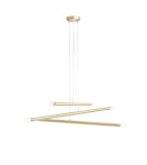 Pendant tube lamps - ALDEX HANGING LAMP TUBO 6 brass, 6 x max 40W (1072K40) - product 1