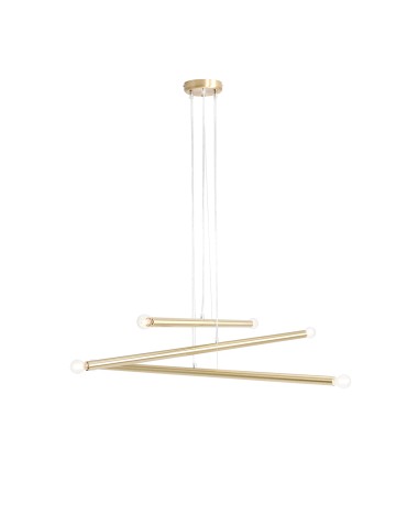 ALDEX HANGING LAMP TUBO 6 brass, 6 x max 40W (1072K40)