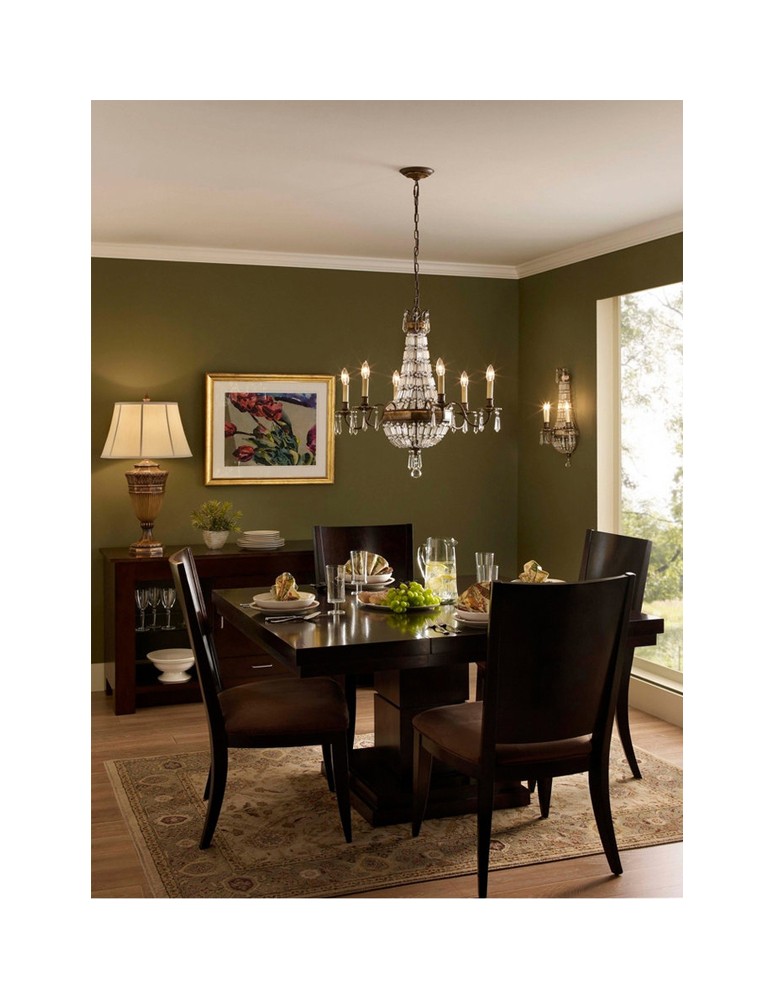 Chandelier chandeliers - Feiss BELLINI 6x60W E14 FE/BELLINI6 Chandelier. - product kolory-swiatla.pl 2