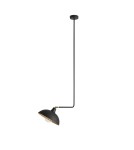 ALDEX PLAFON ESPACE CZARNY LONG, 1 x 60W (1036G1_L)