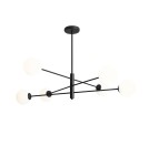 Pendant lamps spheres - ALDEX PLAFON HOMME 6 BLACK, 6 x max 60W (1090PL_K1) - product 1