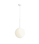 Pendant lamps spheres - ALDEX HANGING LAMP BOSSO MEDIUM 30 WHITE, 1x 60W (1087G) - product 1