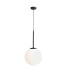 Pendant lamps spheres - ALDEX HANGING LAMP BOSSO MEDIUM 30 BLACK, 1x 60W (1087G1) - product 1