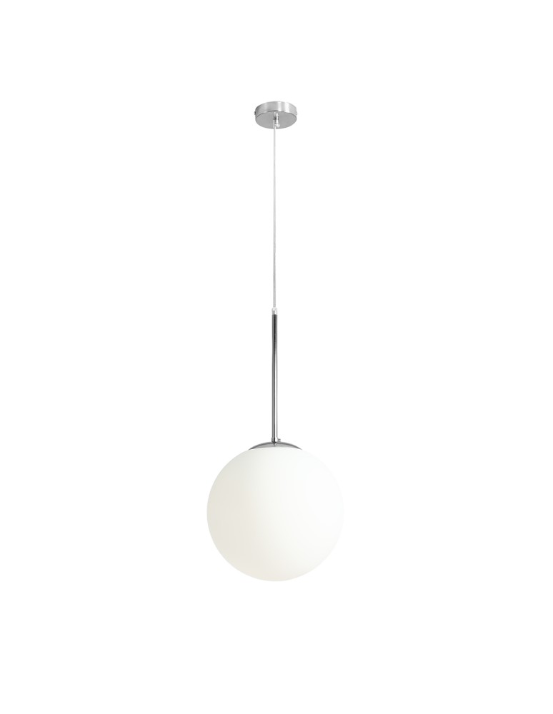 Pendant lamps spheres - ALDEX pendant lamp BOSSO MEDIUM 30 CHROME, 1x 60W (1087G4) - product kolory-swiatla.pl 1