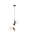 ALDEX BLOOM 4 BLACK pendant lamp, 2 x 40W / 2 x 60W (1091L1)