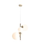 Pendant lamps spheres - ALDEX HANGING LAMP BLOOM 4 GOLD, 2 x 40W / 2 x 60W (1091L30) - product 1