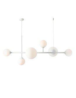 ALDEX PENDING LAMP DIONE 6 WHITE, 4 x 40W / 2 x 60W (1092K)