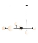 Pendant lamps spheres - ALDEX PENDING LAMP DIONE 6 BLACK, 4 x 40W / 2 x 60W (1092K1) - product 1