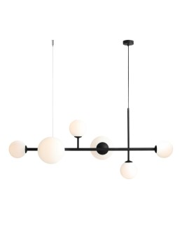 ALDEX PENDING LAMP DIONE 6 BLACK, 4 x 40W / 2 x 60W (1092K1)