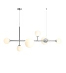 Pendant lamps spheres - ALDEX PENDING LAMP DIONE 6 CHROM, 4 x 40W / 2 x 60W (1092K4) - product 1