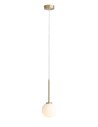 ALDEX LAMPA WISZĄCA BOSSO MINI 14 BRASS, 1x 40W (1087XXS40)