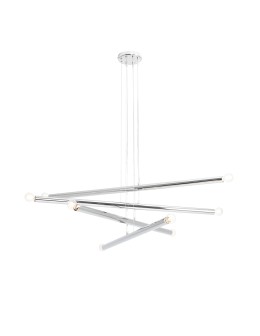 ALDEX LAMPA WISZĄCA TUBO 8 CHROM, 8 x max 40W (1072P4)