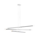 Pendant tube lamps - ALDEX HANGING LAMP TUBO 6 CHROME, 6 x max 40W (1072K4) - product 1