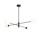 Pendant lamps spheres - ALDEX PLAFON HOMME 4 BLACK, 4 x max 60W (1090PL_L1) - product 1