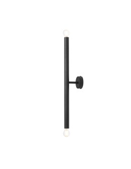 ALDEX KINKIET TUBO 2 CZARNY S, 2 x max 40W (1072D1_S)