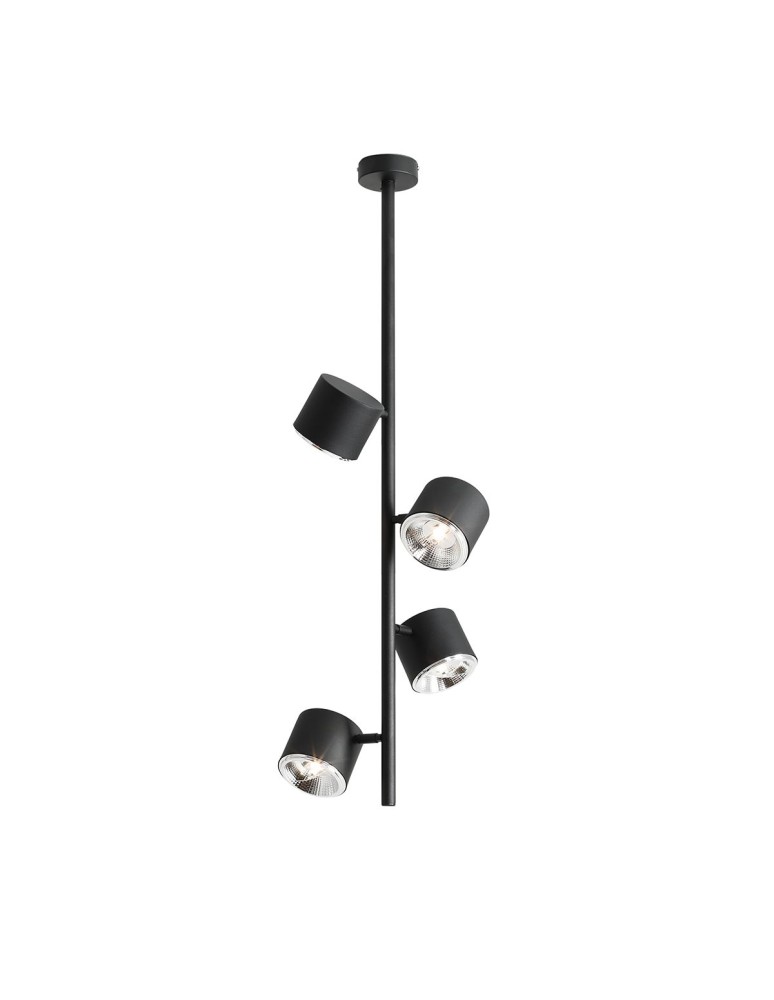 Pendant lamps - ALDEX PLAFON BOT 4 BLACK VERTICAL, 4 x 35W (1047PL_L2) - product kolory-swiatla.pl 1