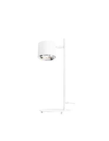 ALDEX BOT WHITE Desk Lamp, 1 x 35W (1046B)