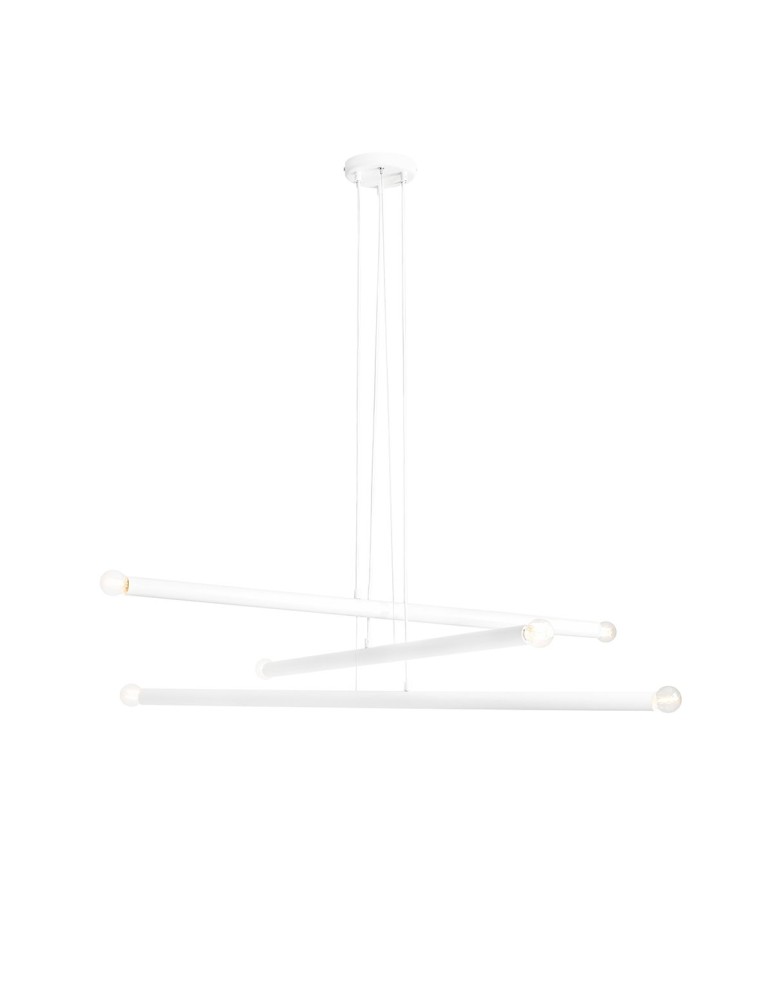 Pendant tube lamps - ALDEX PENDING LAMP TUBO 6 WHITE, 6 x max 40W (1072K) - product kolory-swiatla.pl 1
