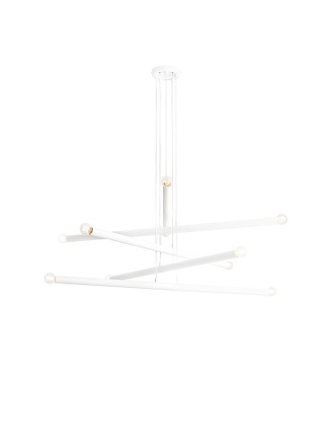 ALDEX PENDING LAMP TUBO 10 WHITE, 10 x max 40W (1072M)