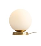 Modern table lamps - ALDEX BALL Desk Lamp Brass M, 1 x max 60W (1076B40_M) - product 1