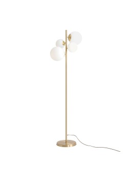ALDEX LAMPA STOJĄCA BLOOM BRASS, 2 x 60W 2 x 40W (1091A40)