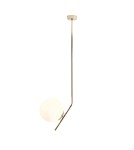 Pendant lamps spheres - ALDEX PLAFON GALLIA LONG GOLD, 1 x max 60W (1095PL_G30_L) - product 1