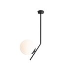 Pendant lamps spheres - ALDEX PLAFON GALLIA BLACK, 1 x max 60W (1095PL_G1) - product 1