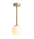 Pendant lamps spheres - ALDEX PLAFON PINNE SHORT brass, 1 x max 40W (1080PL_G40_S) - product 1