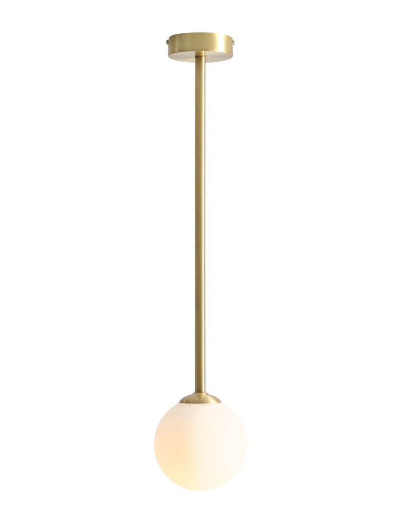 Pendant lamps spheres - ALDEX PLAFON PINNE MEDIUM brass, 1 x max 40W (1080PL_G40_M) - product kolory-swiatla.pl 1