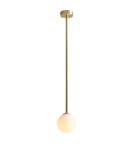 Pendant lamps spheres - ALDEX PLAFON PINNE LONG brass, 1 x max 40W (1080PL_G40_L) - product 1