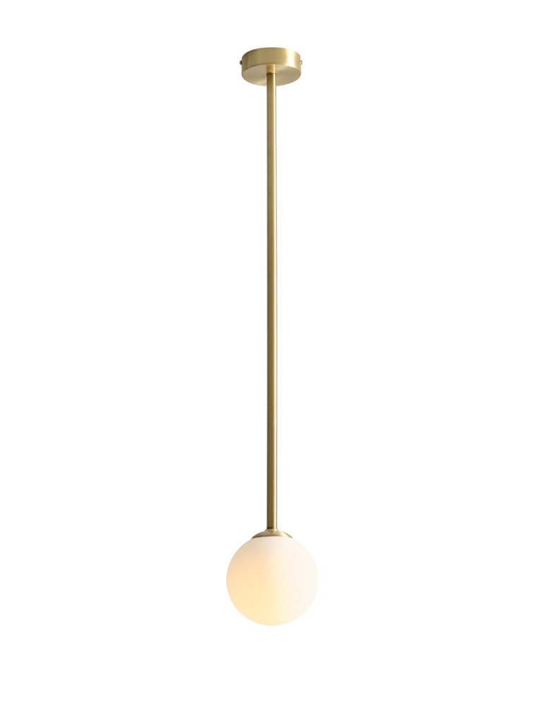 Pendant lamps spheres - ALDEX PLAFON PINNE LONG brass, 1 x max 40W (1080PL_G40_L) - product kolory-swiatla.pl 1