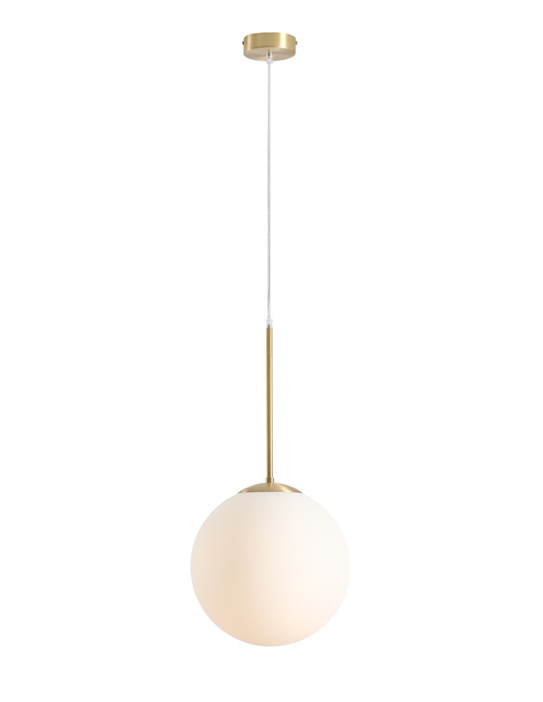 Pendant lamps spheres - ALDEX HANGING LAMP BOSSO MEDIUM 30 brass, 1x 60W (1087G40) - product kolory-swiatla.pl 1