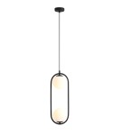 Pendant lamps spheres - ALDEX PENDING LAMP RIVA 2 BLACK, 2 x max 40W (1086H1) - product 1